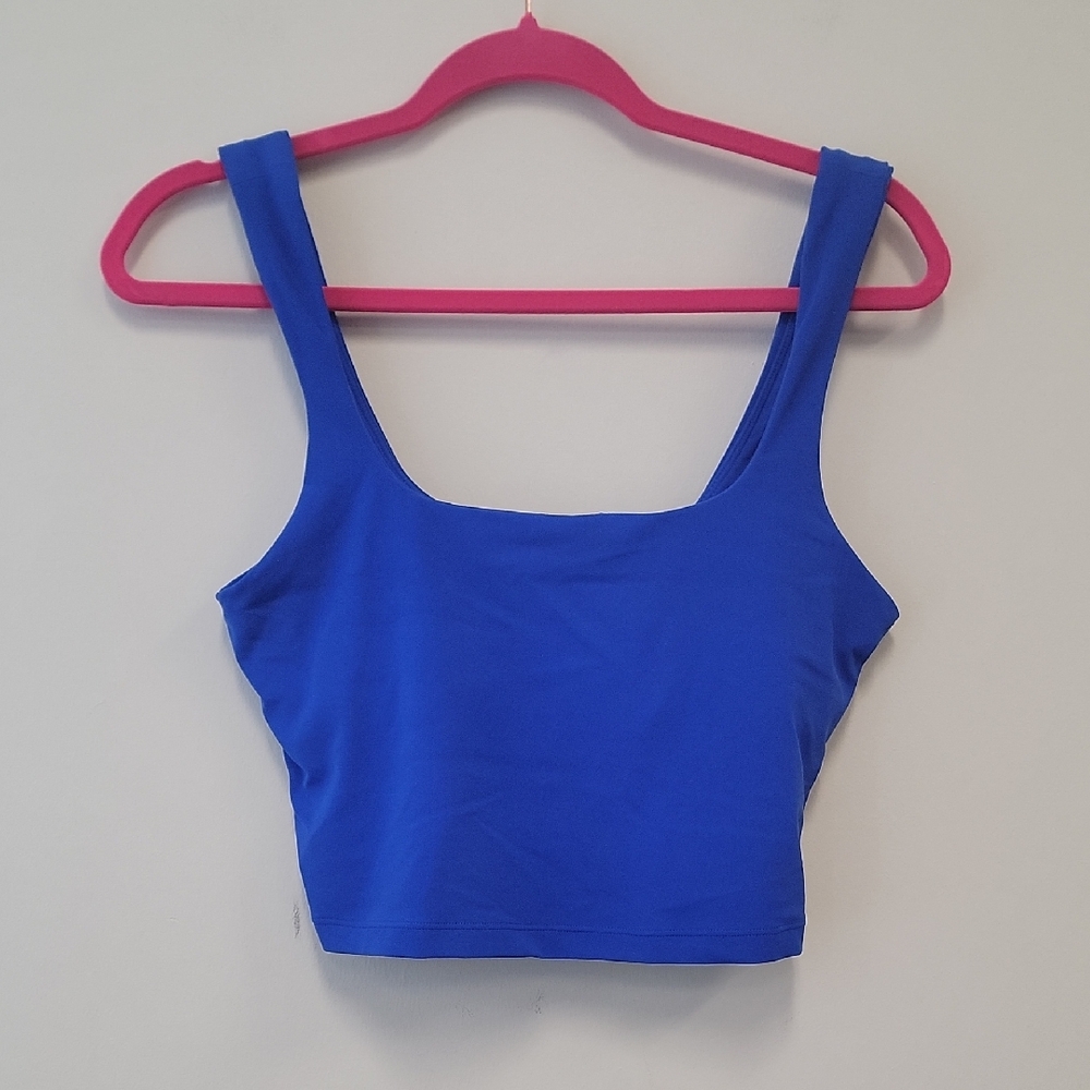 Athleta Blue Crop Tank